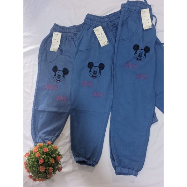 JEANS JOGGER ANAK USIA 5-9 TAHUN ( S-M-L )