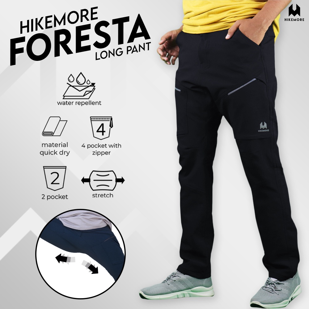 Hikemore Foresta Celana Panjang Gunung Outdoor Cargo Quickdry Dry Fit Stretch Original