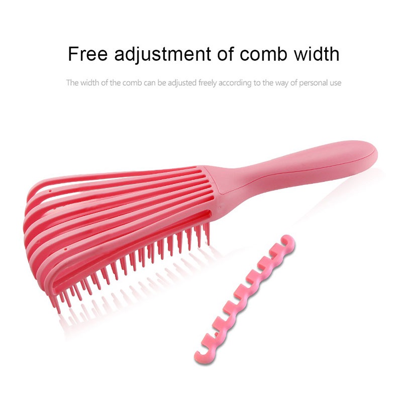 Sisir Rambut Anti Statis Bentuk Gurita Untuk Salon