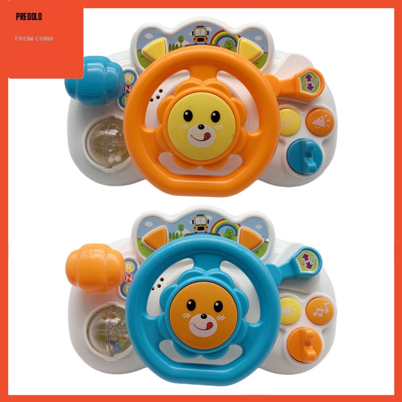 [In Stock] Kids Simulated Driving Steering Wheel Toy Educational Sound Light Toy