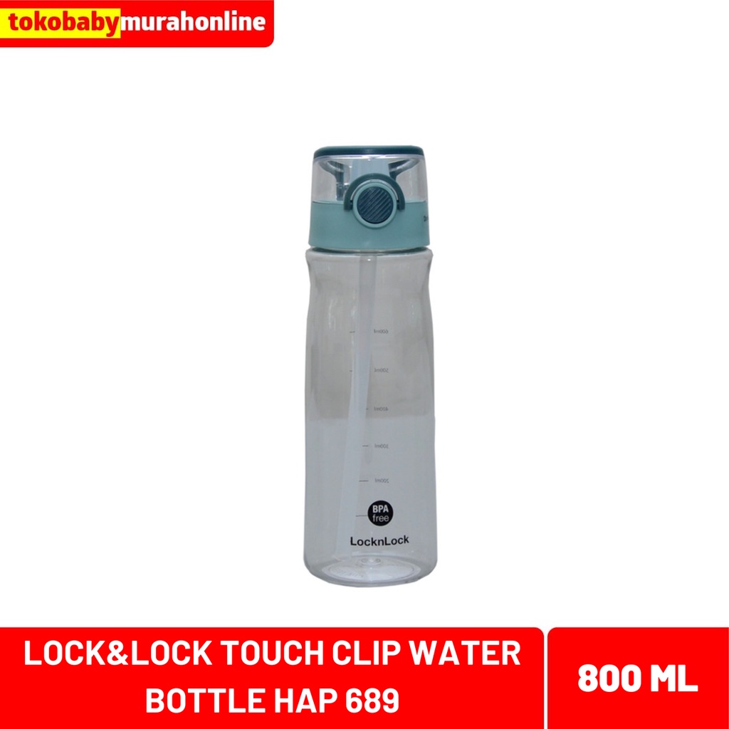 LOCK&amp;LOCK HAP 689 TOUCH CLIP WATER BOTTLE 800ML