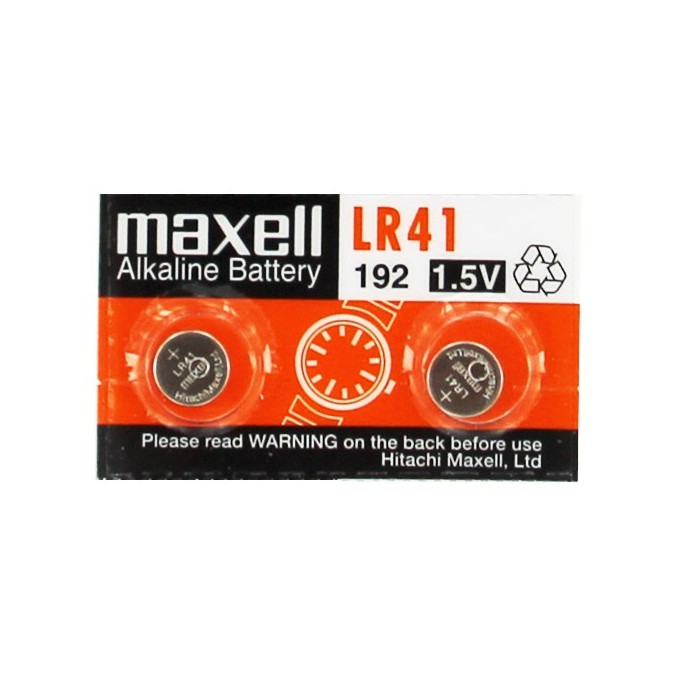 KARUNIA JAM - [ECER] BATERAI JAM MAXELL LR41 / 192 / AG3 / MAXELL ORIGINAL BATERAI JAM BATERAI ALAT BANTU DENGAR