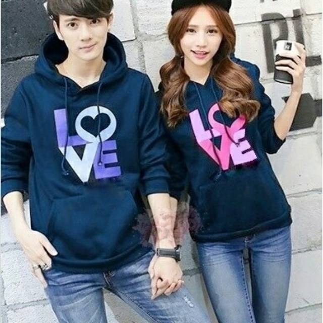 Hoodie couple love