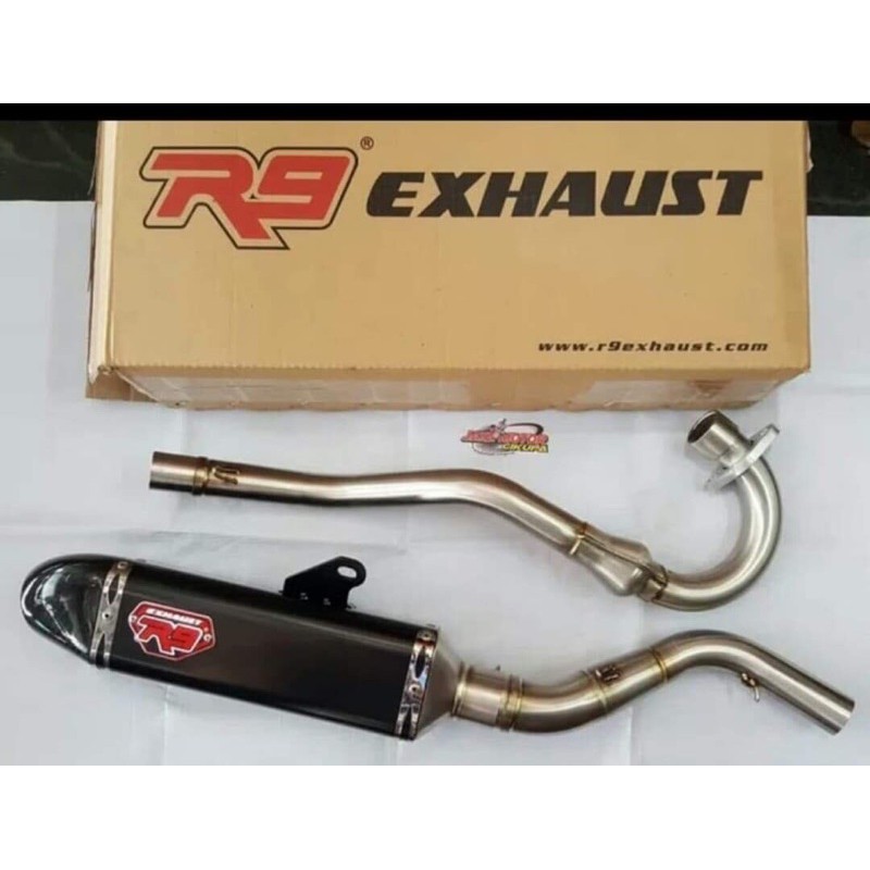 KNALPOT R9 HONDA CRF 150 R MGX BLACK SERIES