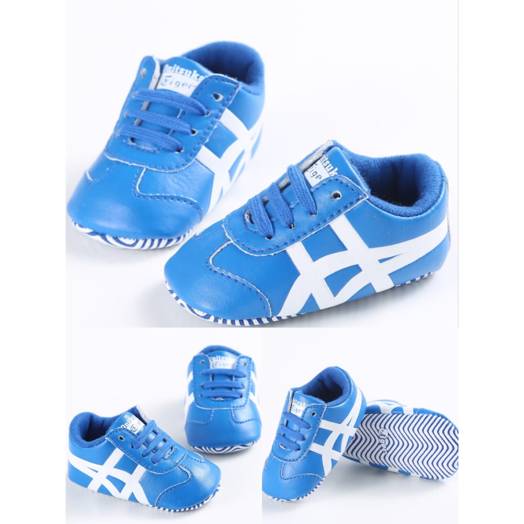 Sepatu Bayi Laki Laki Prewalker Bayi - Onit Baby Blue / Tosca