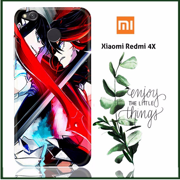 cartoon kill la kill design Z1492 Xiaomi Redmi 4X Full Print 3D Case