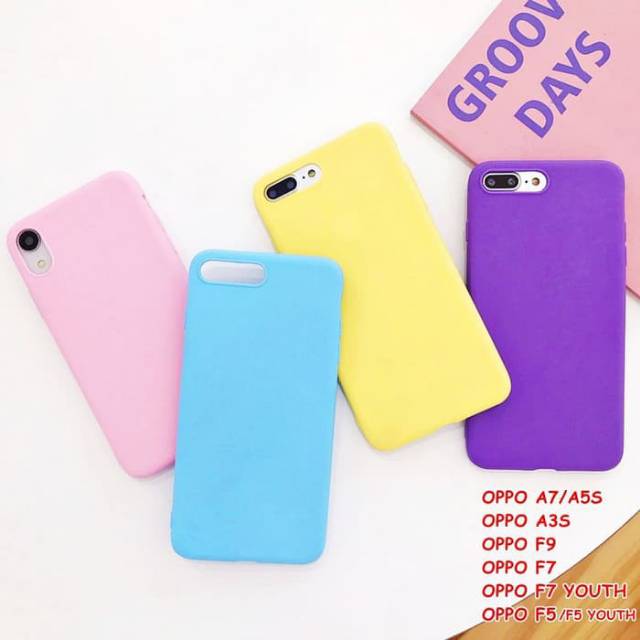 FOR OPPO A7/A5S, A3S, F9, F7/ F7 YOUTH, F5/ F5 YO - CANDY SOFT CASE CASING
