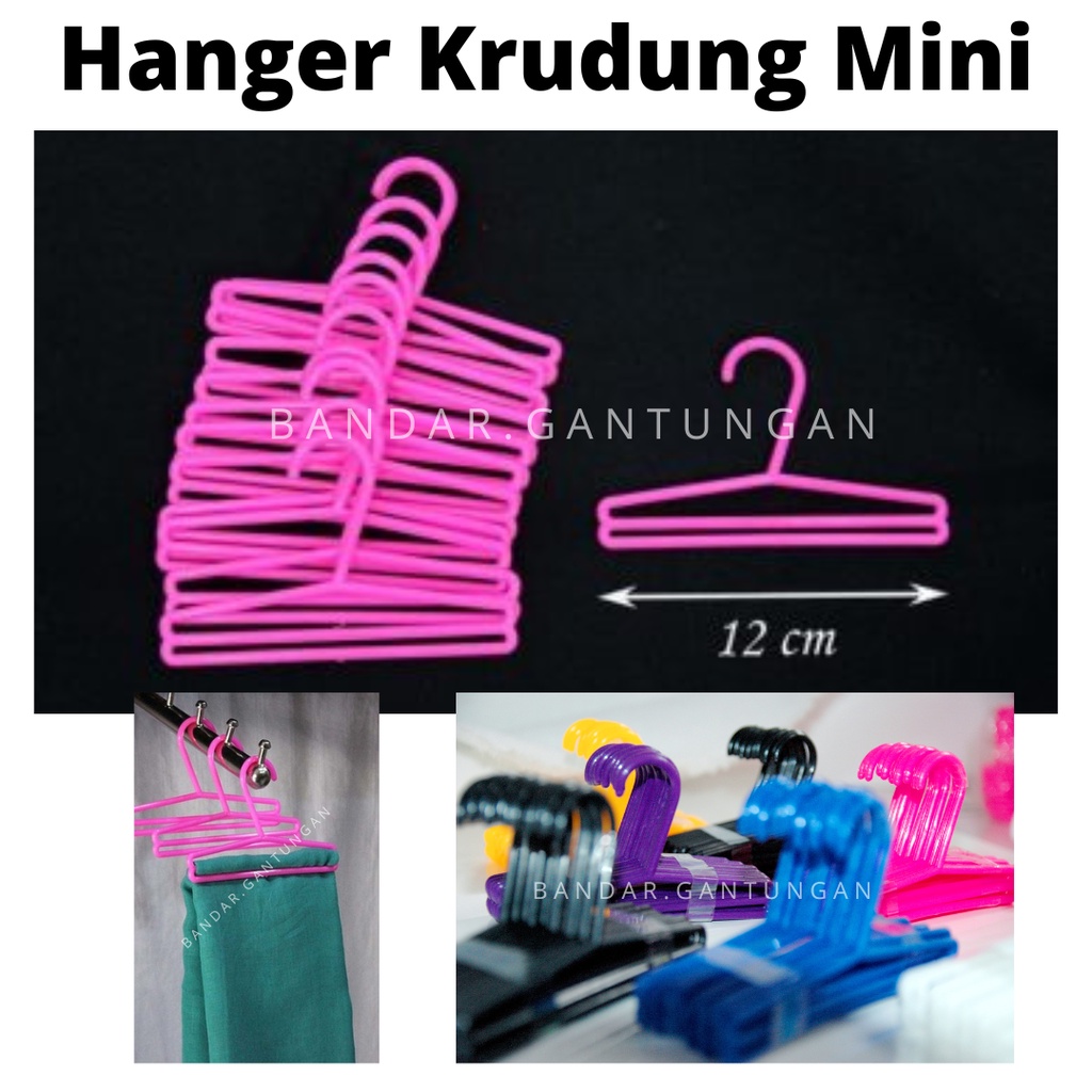 Hanger Kerudung Mini Hanger Jilbab Hanger Syal  Gantungan Jilbab Warna Display Kerudung(BH)