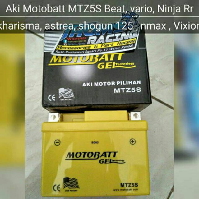 Aki motobatt mtz5s