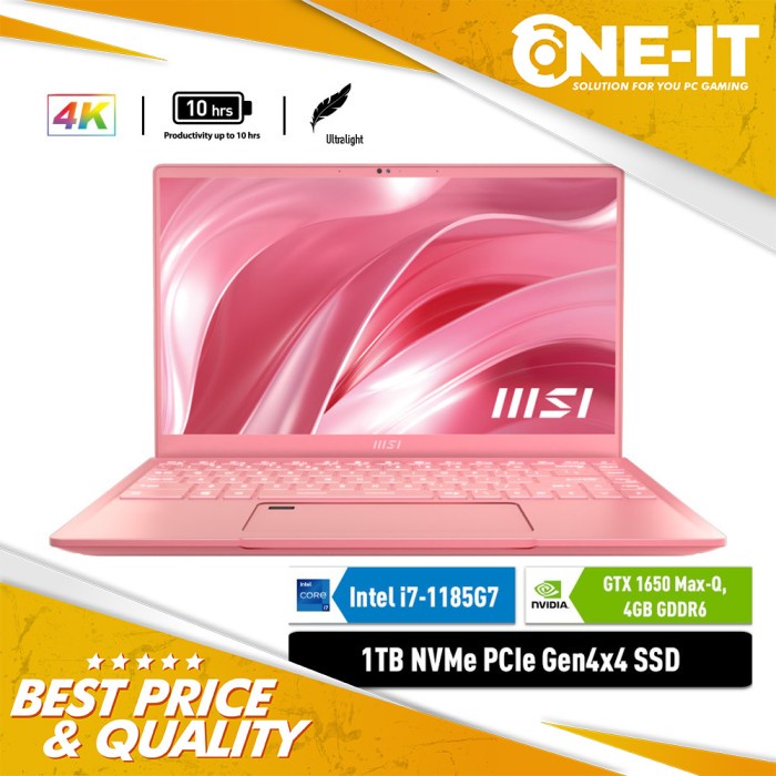 MSI PRESTIGE 14 A11SCX (9S7-14C413-622) i7-1185G7 16GB 1TB GTX1650 4GB