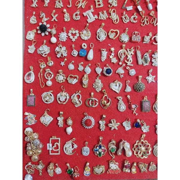 kalung Anak Emas imitasi dengan liontin lapis Emas Awet