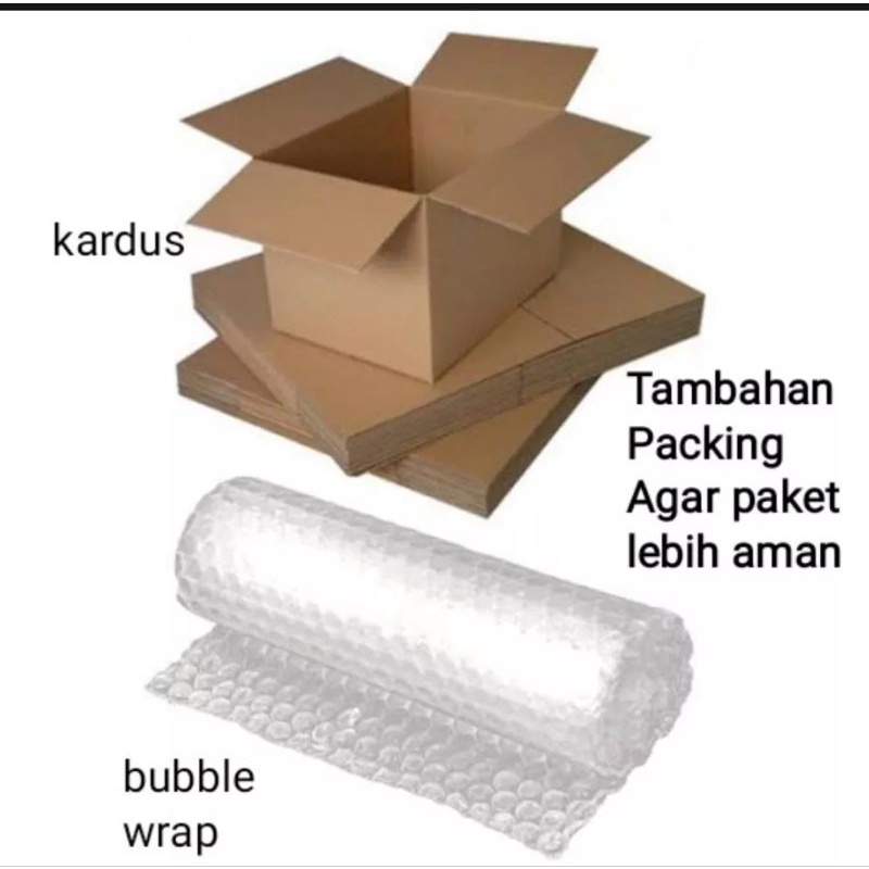 

Bubble Wrap tambahan packingan