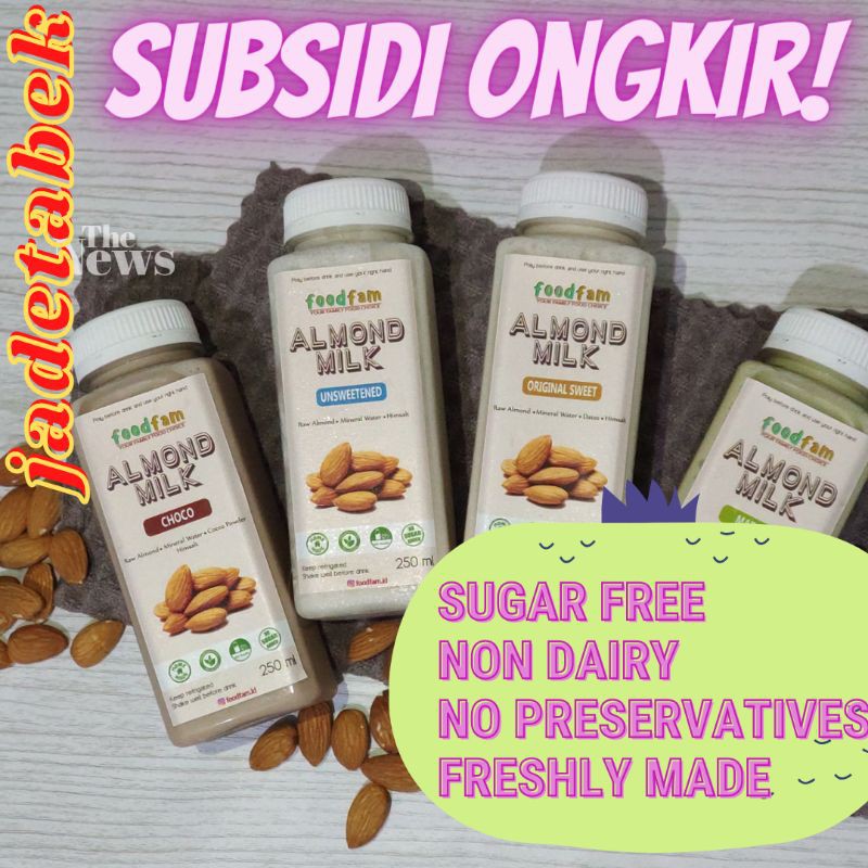 

ALMOND MILK / SUSU ALMOND by FoodFam 250ml