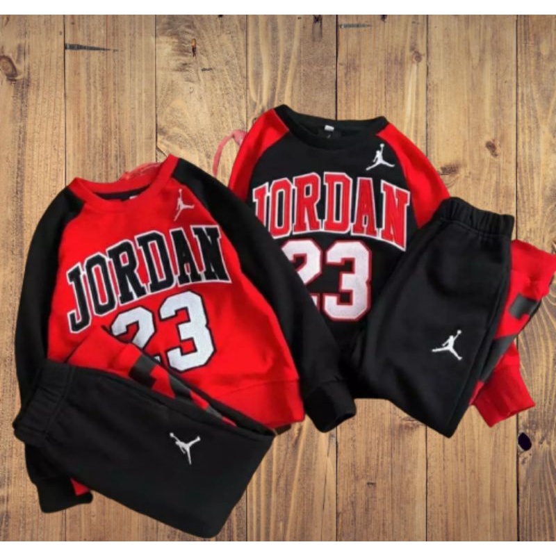 Pakaian anak / Baju anak / Setelan sweater joger anak jordan