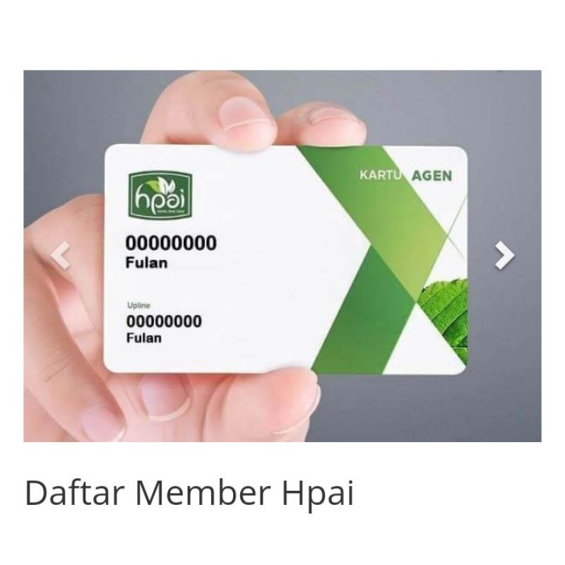 Pendaftaran Member HNI-HPAI