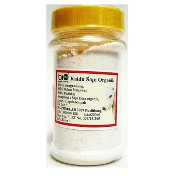 

Kaldu Biocell Organik Non Msg 150 Gr - Sapi Organik -Bumbu penyedap/Bumbu/Bumbu Instan/Penyedap rasa