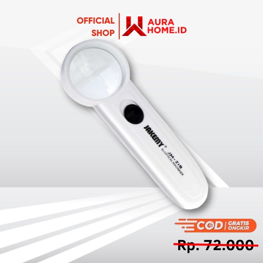 Kaca Pembesar 8X dengan Senter LED / Kaca Pembesar Huruf Baca Servis Layar Hp Elektronik Pembesar Pe