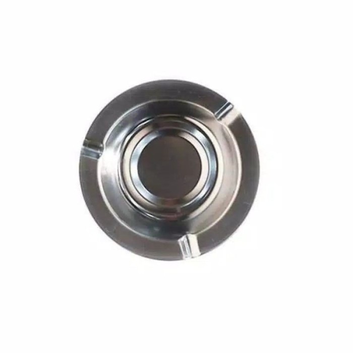 ASBAK STAINLESS 12 CM / ASBAK SENG BULAT STAINLESS ANTI KARAT