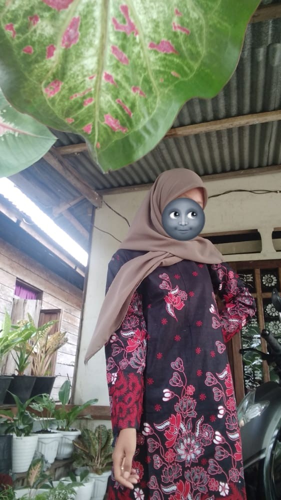 [free Ongkir] Batik Couple / Keluarga / Pasangan / Anak Motif Sakura Merah