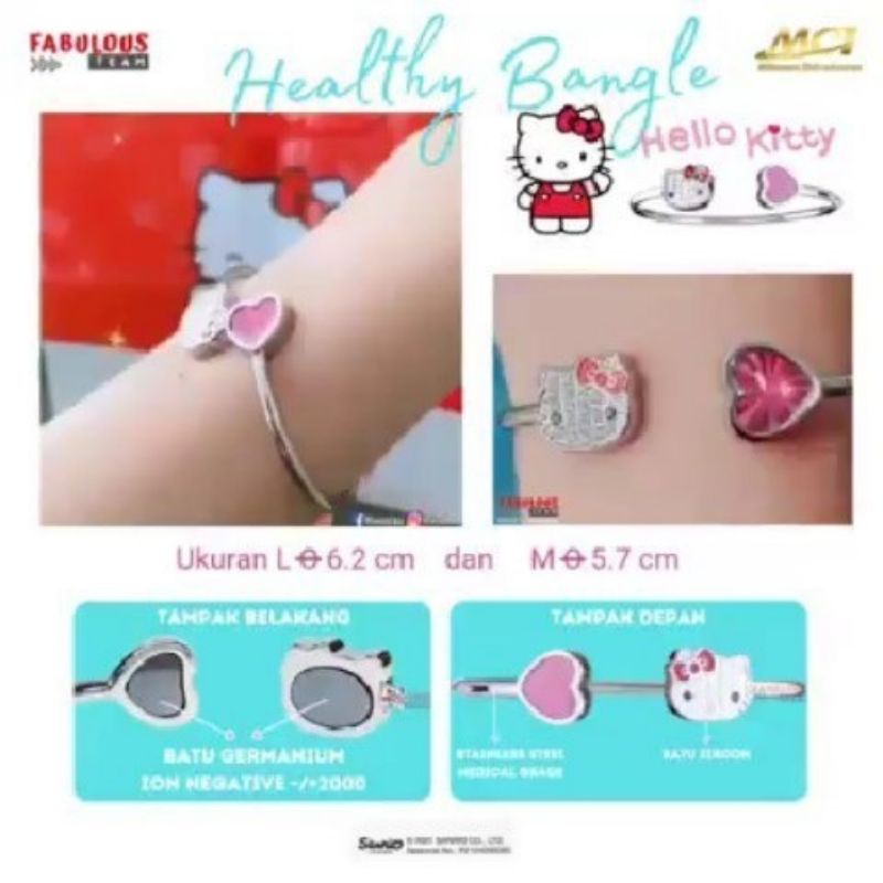 GELANG HELLO KITTY MCI/Hello Kitty Bangle MCI