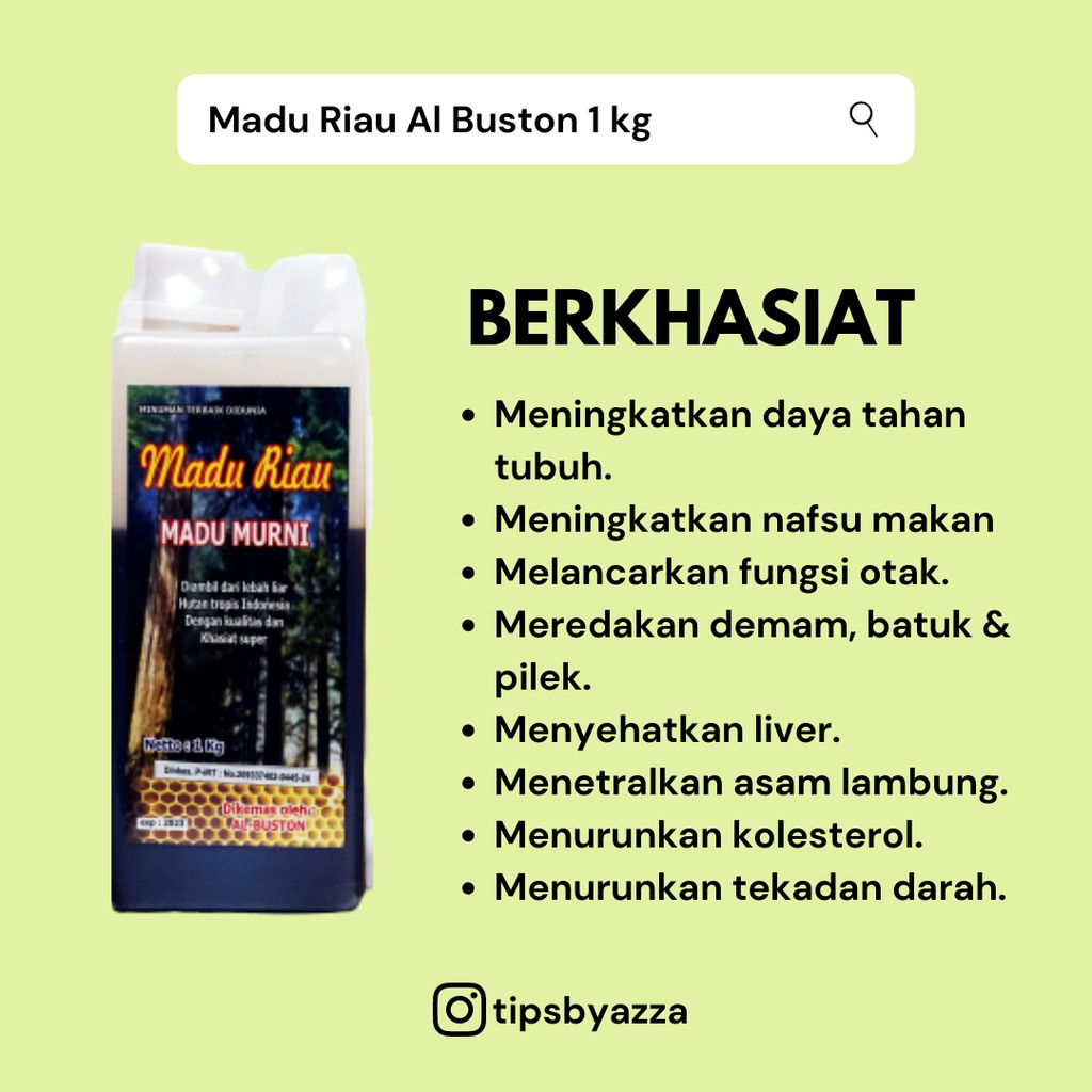 Madu Hutan Sialang Asli Riau 1 kg