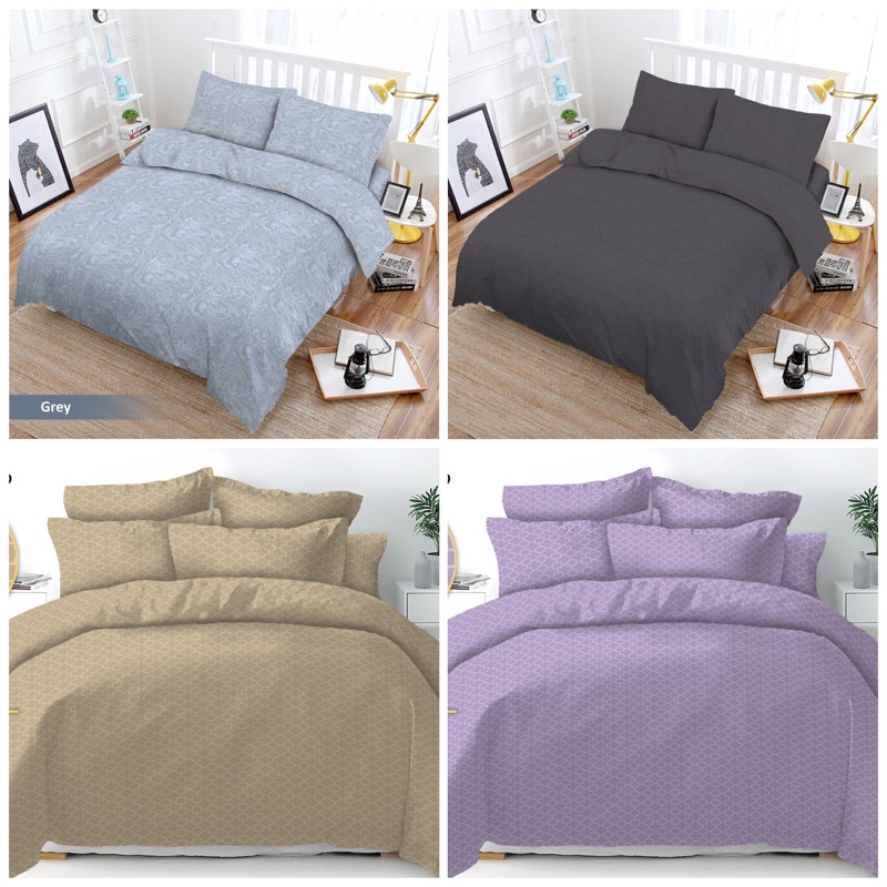 kain sprei meteran disperse microtex emboss polos