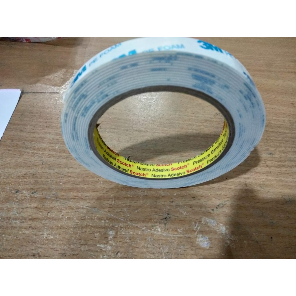 

Double Tape 3M PE Foam 1600 T White 12MM X 4M