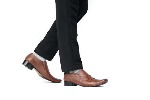 Sepatu Formal Slip on Pria Kulit Asli Cevany Rempel Slop