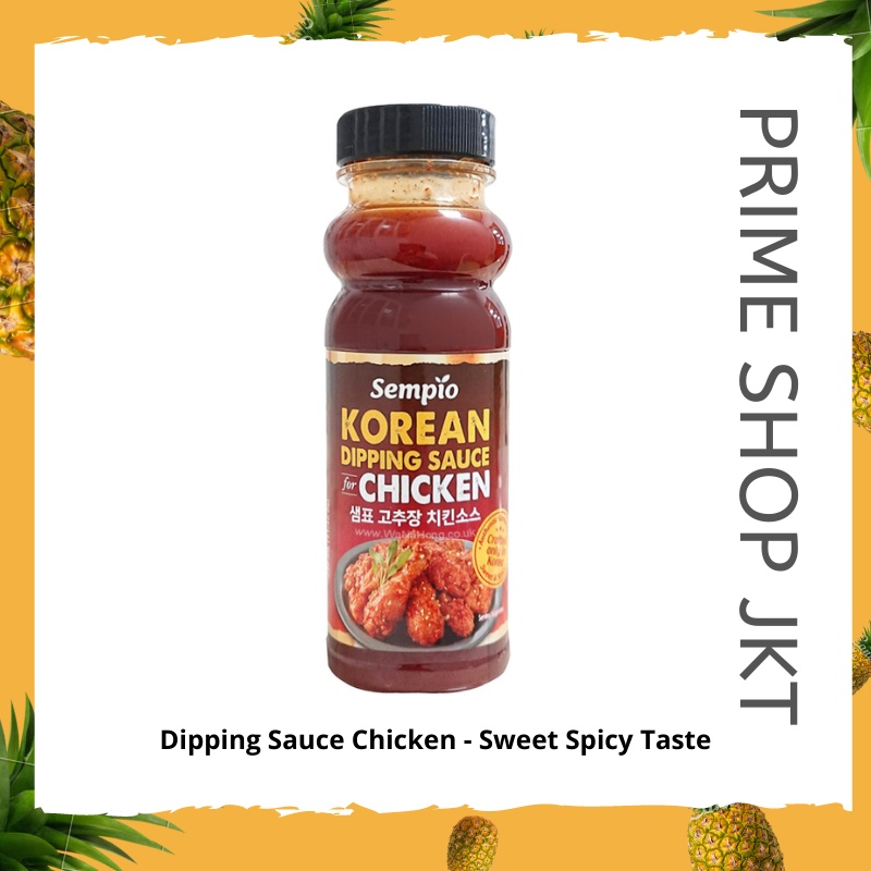 

Sempio Korean Dipping Sauce for Chicken Sweet Spicy 250ml Saus Ayam Pedas Manis Korea