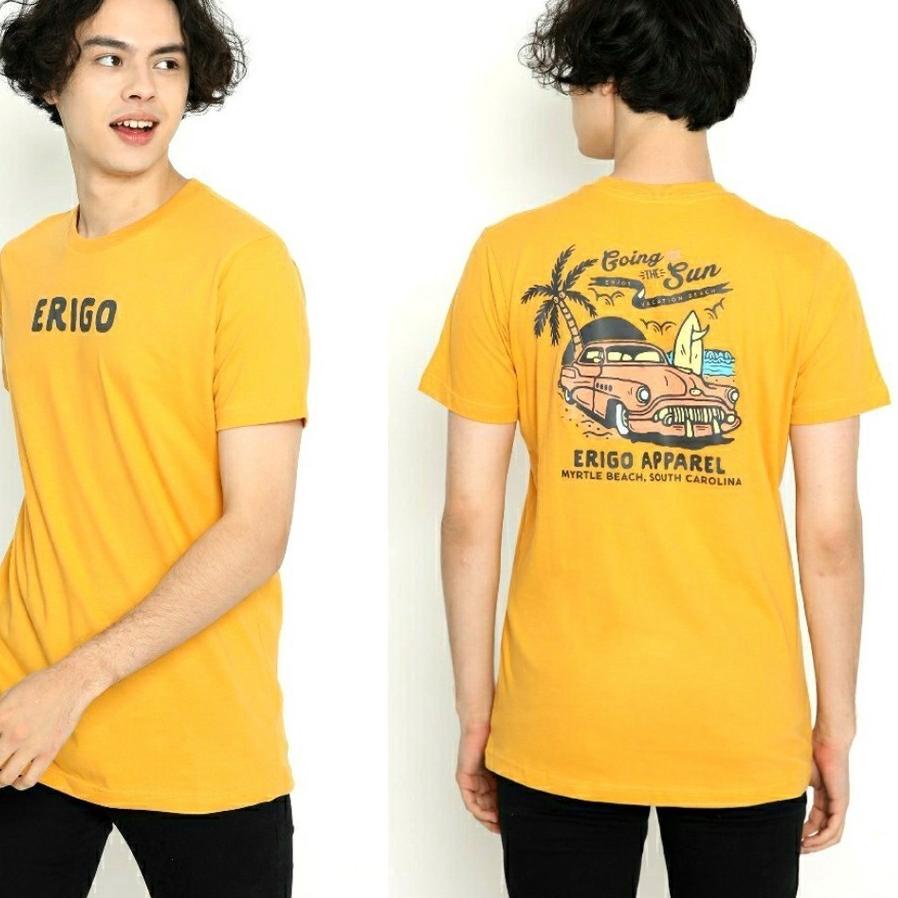 New Arrival[LR 031]Erigo T-Shirt Surf Mustard l Kaos Erigo Termurah