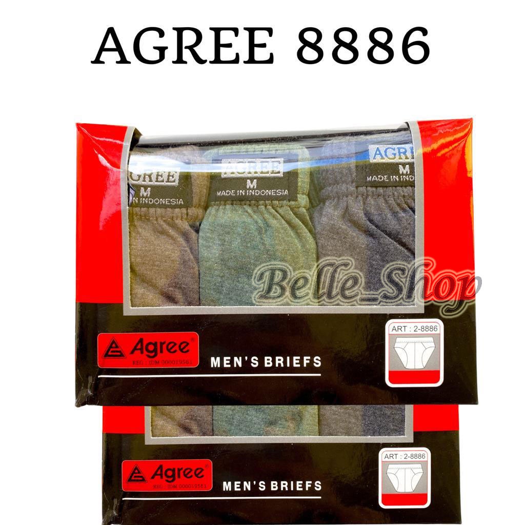 Celana Dalam Pria Dewasa AGREE 8886 Set Isi 3PCS