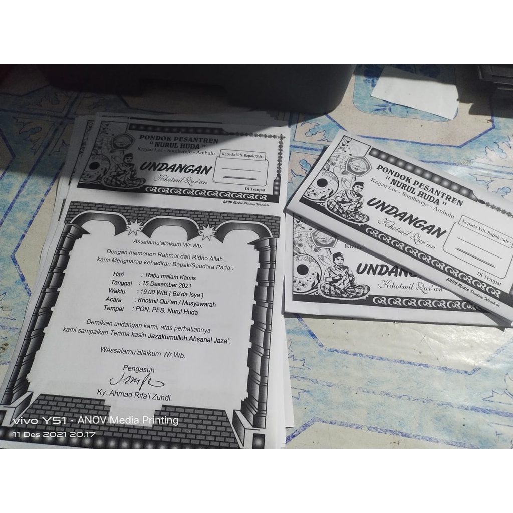 

CETAK UNDANGAN HVS