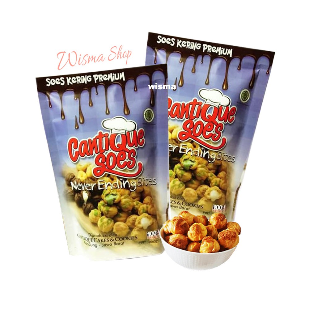 

Cantique Soes - Premium Soes Kering Krispi Banyak Rasa