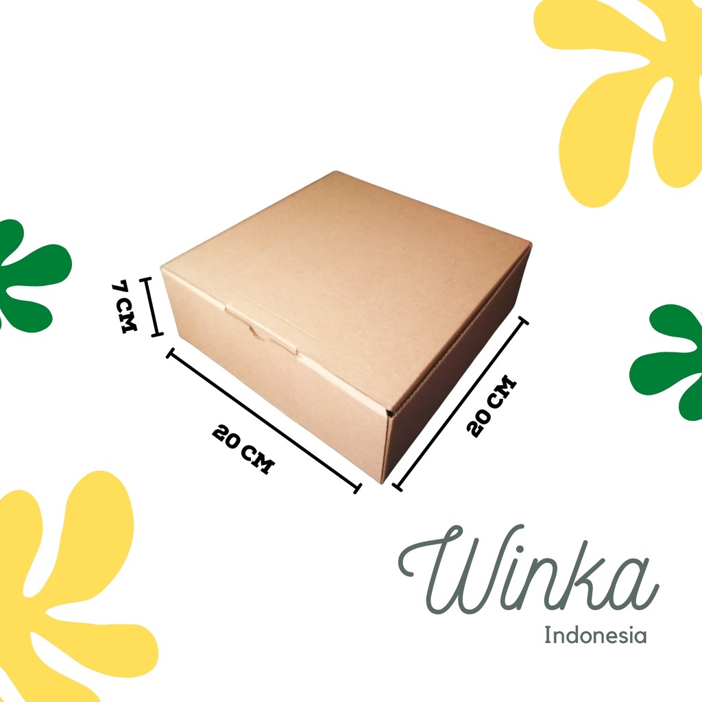 

Box/Kotak/Dus Hampers 20x20x7 cm | Die Cut