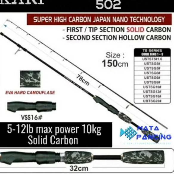 Ready Stock Joran carbon solid akari umeshu cm H0S