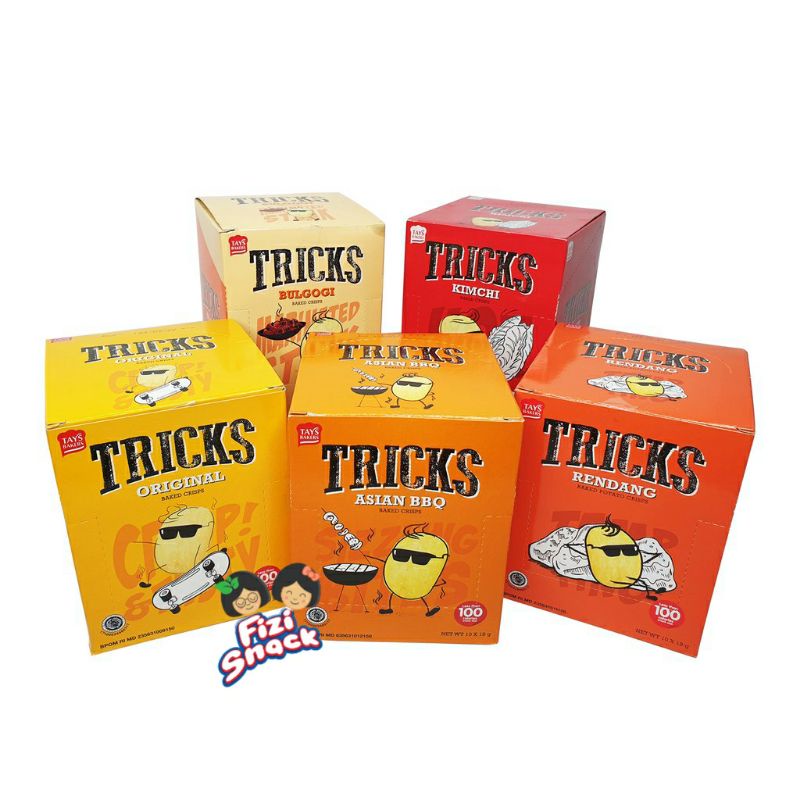 

Tricks Biskuit Kentang Potato Baked Chips - Netto 10 pc x 18gr