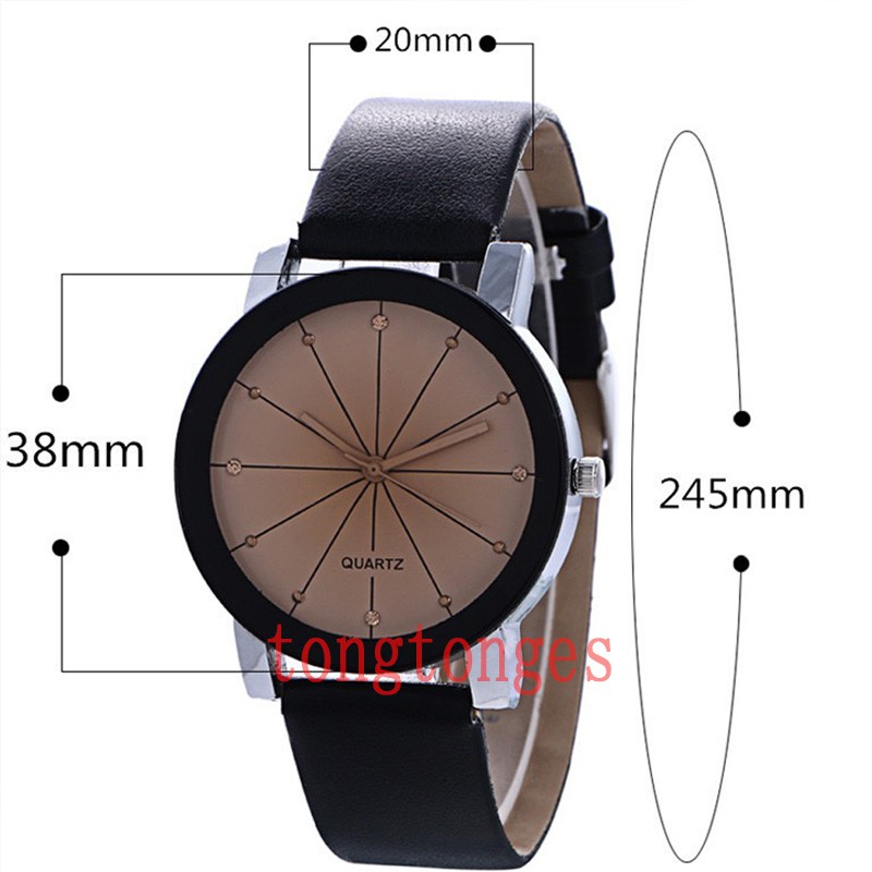 ✅[COD] Jam Tangan Couple Kulit Import Murah Premium Pria Wanita Watch