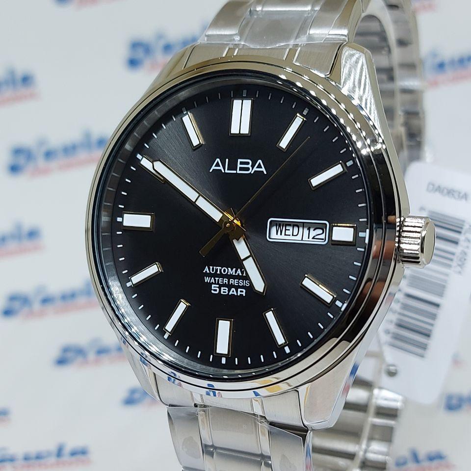 Alba Automatic AL4149X1 Analog Black Dial - Jam Tangan Pria AL4149