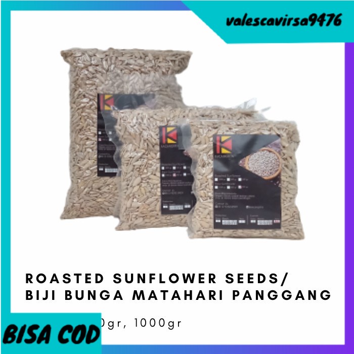 

⭐BISA COD⭐ Roasted Sunflower Seed / Kuaci Kupas Panggang 500gr