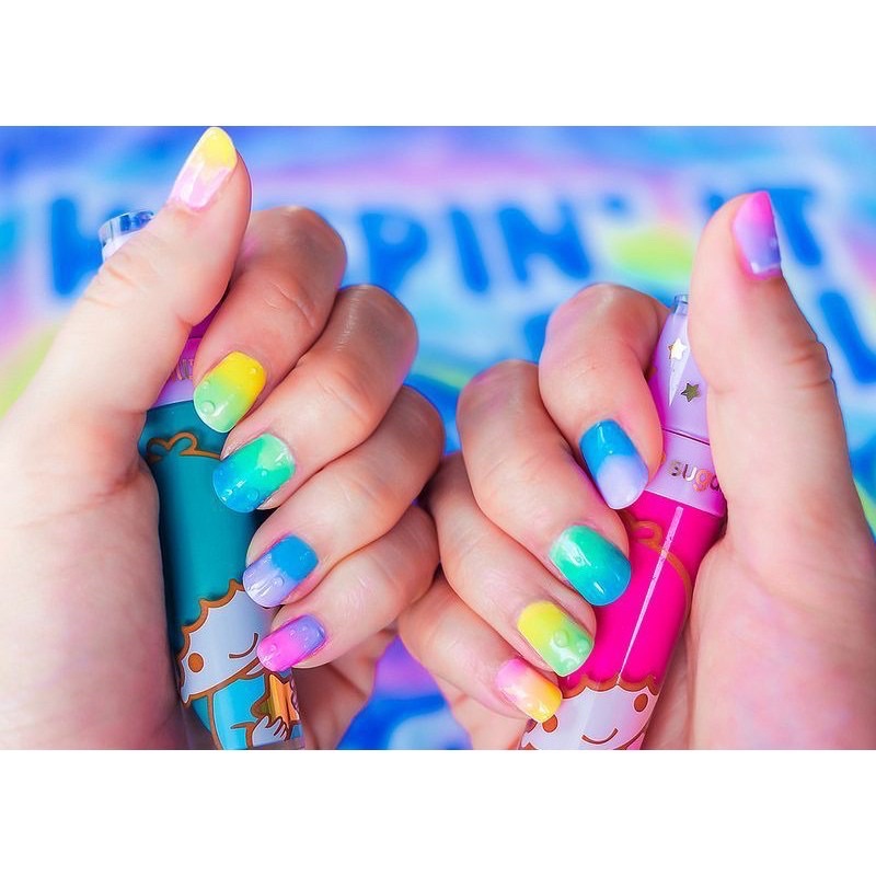 OMBRE SPONGE 2 SISI KUAS OMBRE 2in1 DOTTING SPONGE NAIL PEN