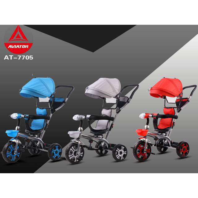 SEPEDA ANAK RODA TIGA STROLER ET 7705~SEPEDA RODA TIGA~STROLER ANAK~SEPEDA ANAK