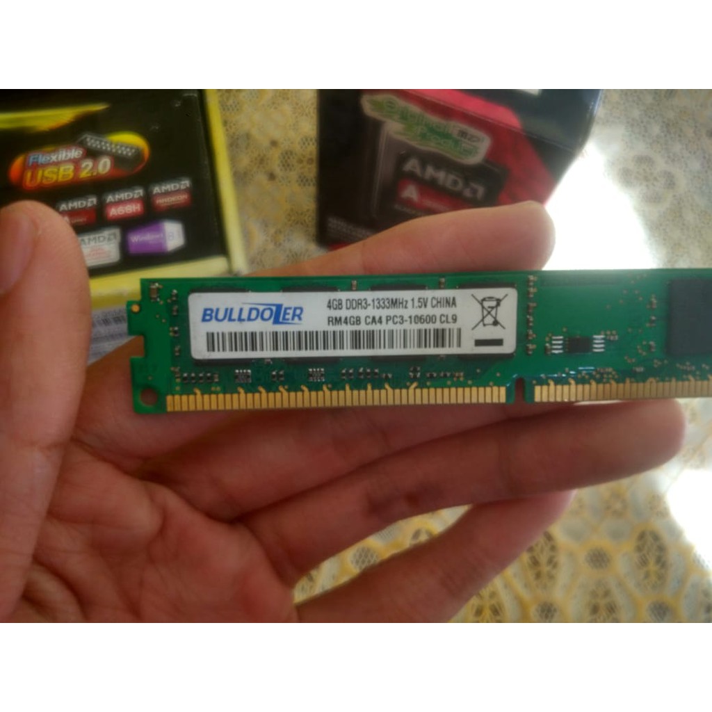 RAM PC Bulldozer 4GB DDR3 PC-10600 1333Mhz