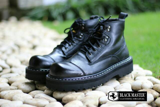 SEPATU BOOT KULIT ASLI ! BLACKMASTER NEW UNDERGROUND