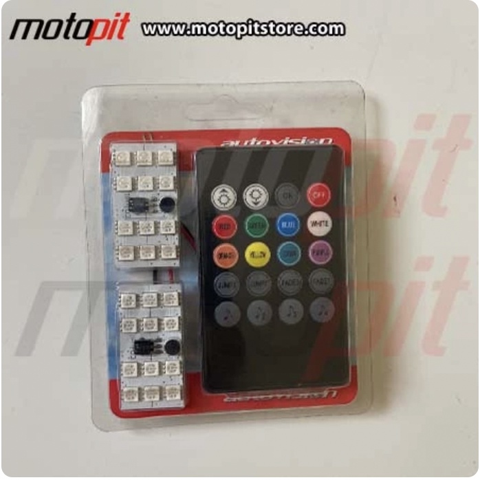 Autovision Lampu LED Plafon Universal RGB