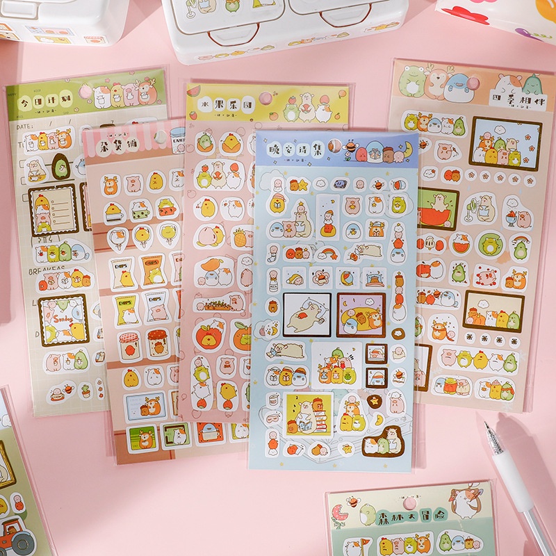 Deco Sticker Stiker Tempel Dekor Jurnal Diary Stickers