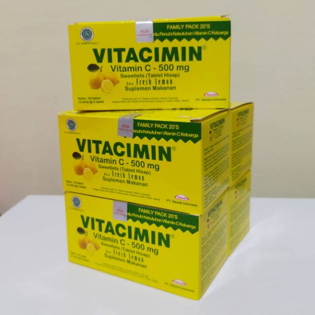 Vitacimin Vitamin C 500 mg 1Box Isi 10 Strip @2 Tablet