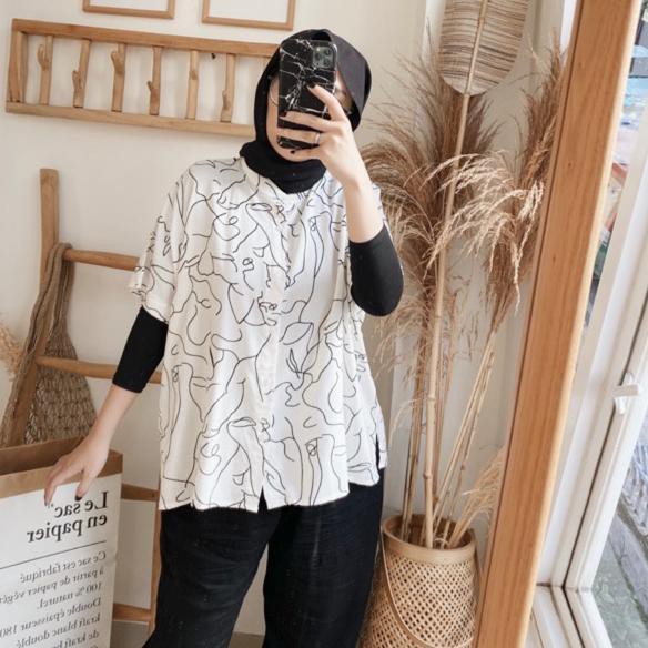 

Sunshine of Price [olika.id] WHITE LINE SHIRT ♡
