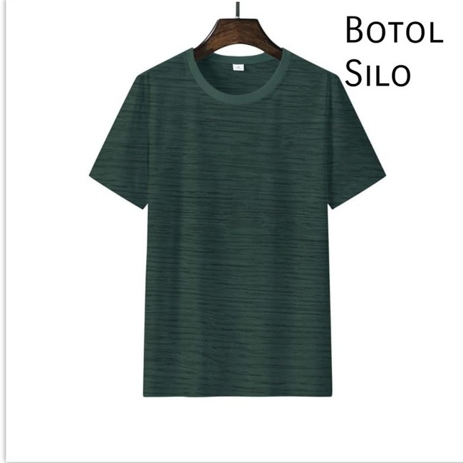 Kaospolos - Kaos polos pria Silo Dry Fit berkualitas lengan pendek atasan baju seragam olahraga