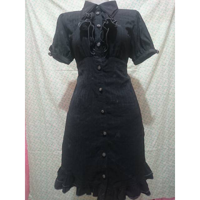 BLACK DRESS BRAND HONEY H.NAOTO