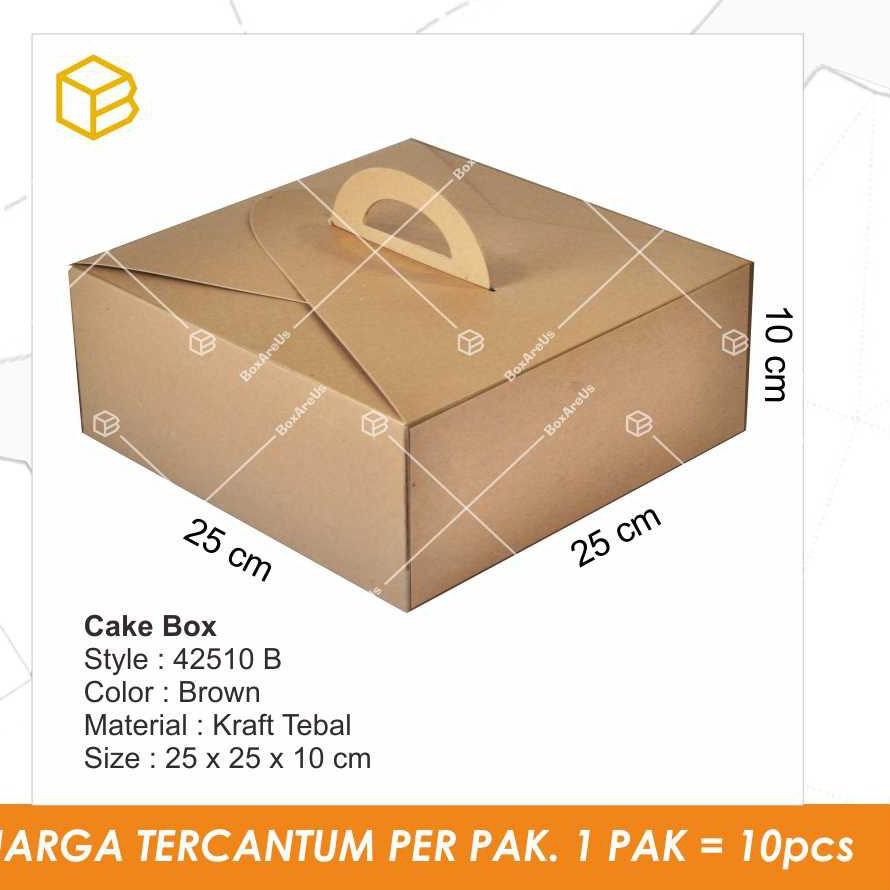 

Serba Murah KCN BROWN (10pcs) - Dus Kue, Cake Box, Box ✼ Kirim Langsung